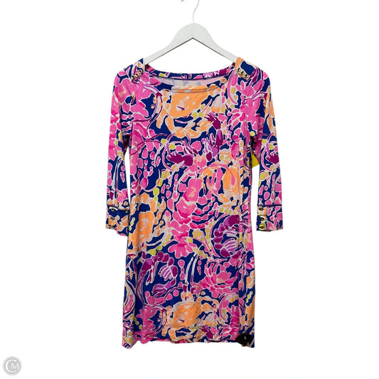 Dress Designer By Lilly Pulitzer In Blue & Pink, Size: S