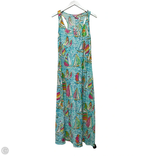 Dress Designer By Lilly Pulitzer In Blue, Size: L