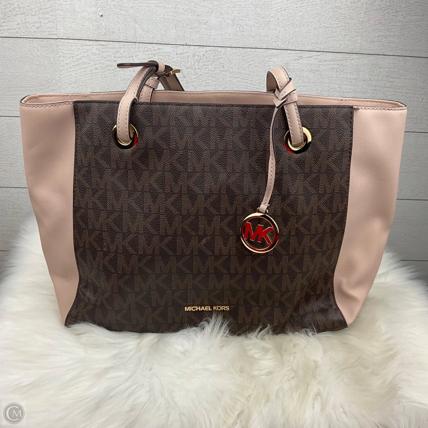 Handbag Designer By Michael Kors, Size: Large