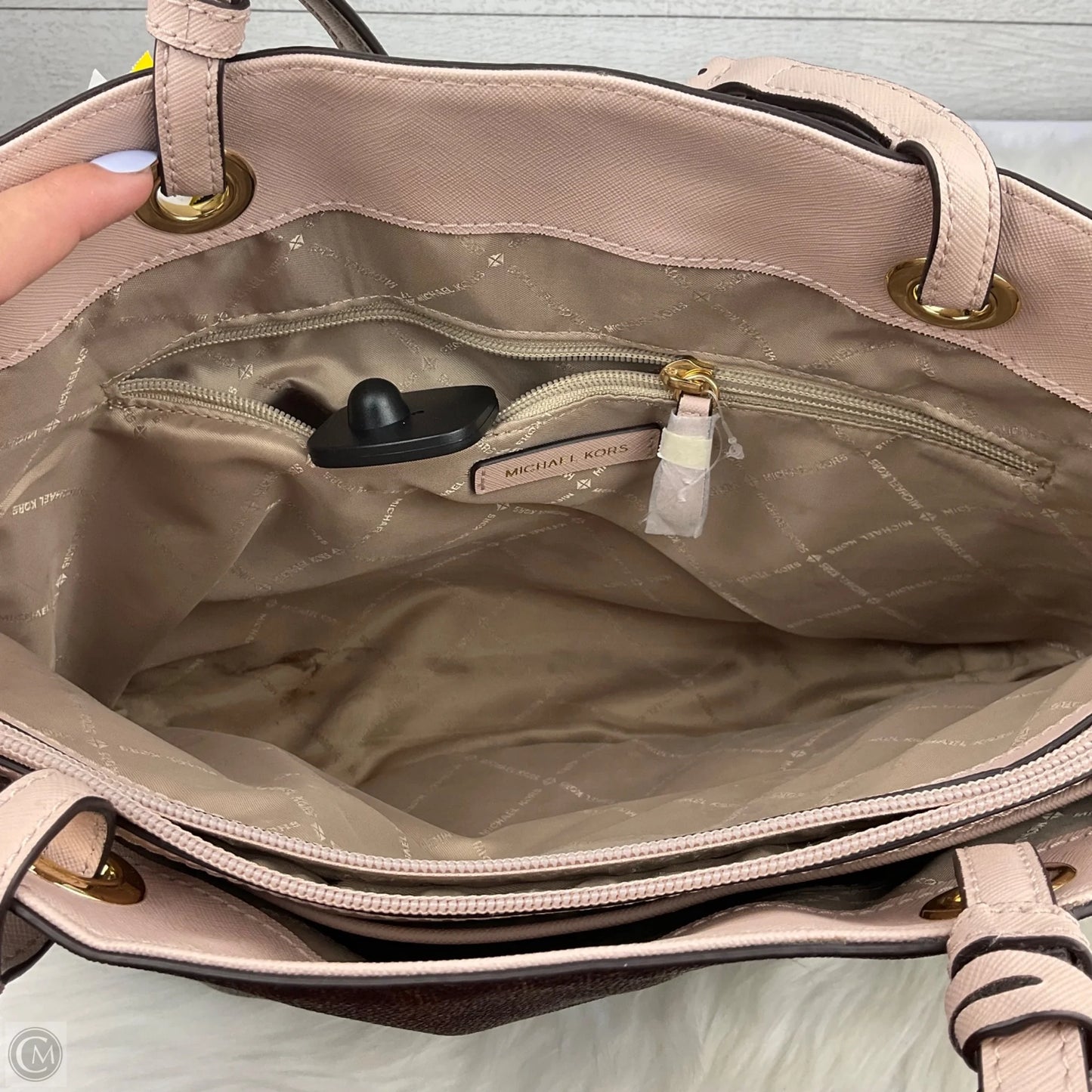 Handbag Designer By Michael Kors, Size: Large