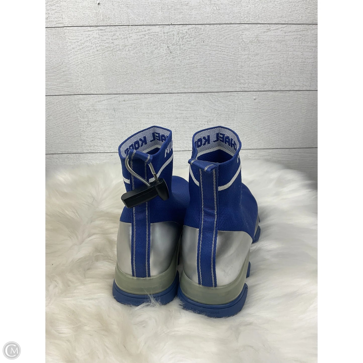 Shoes Designer By Michael Kors In Blue, Size: 9.5