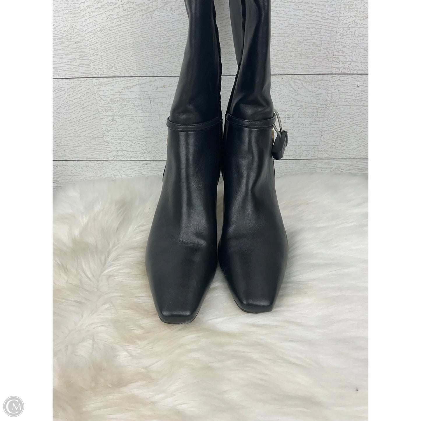 Boots Designer By Coach In Black, Size: 9