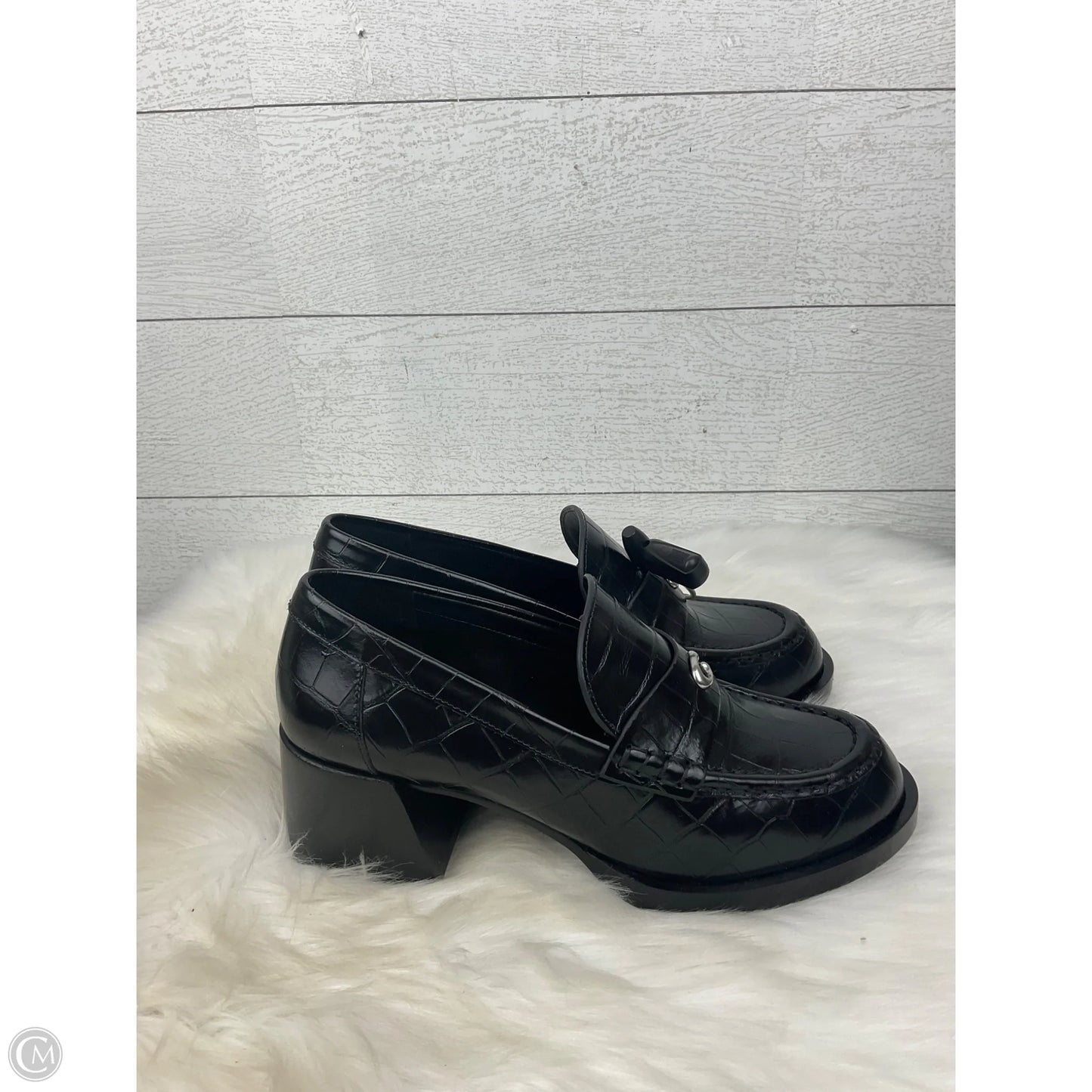 Shoes Designer By Coach In Black, Size: 9