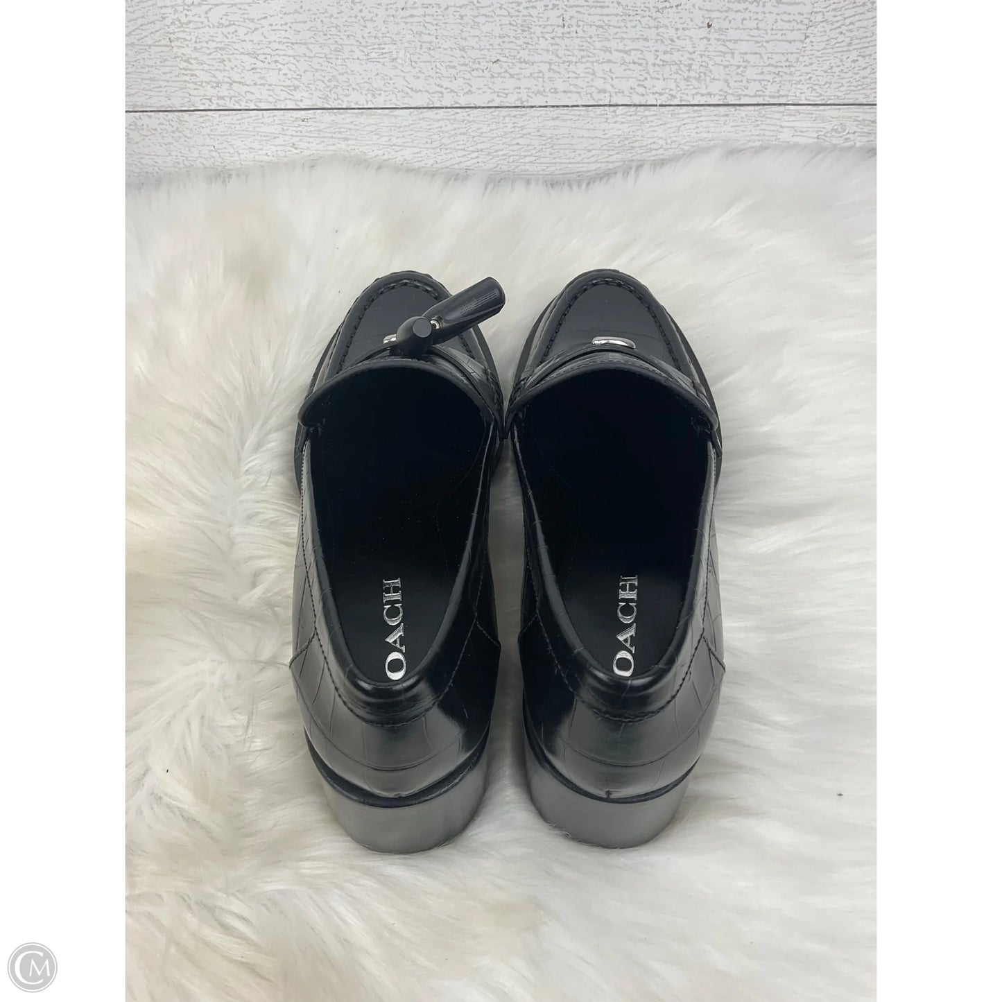 Shoes Designer By Coach In Black, Size: 9