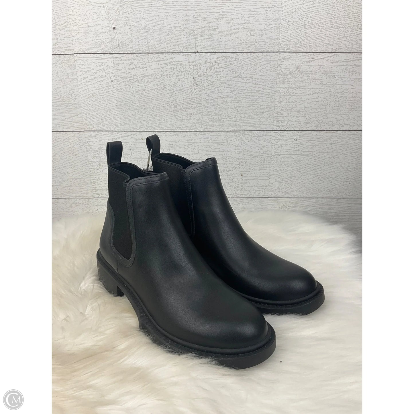 Boots Designer By Coach In Black, Size: 8.5
