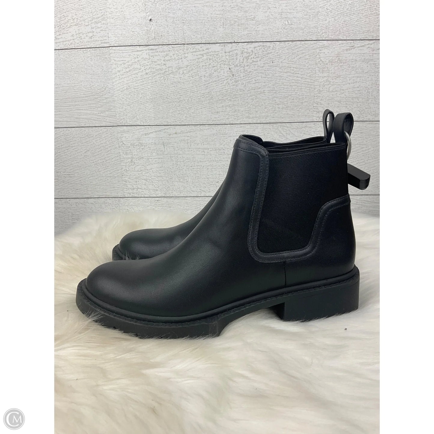 Boots Designer By Coach In Black, Size: 8.5