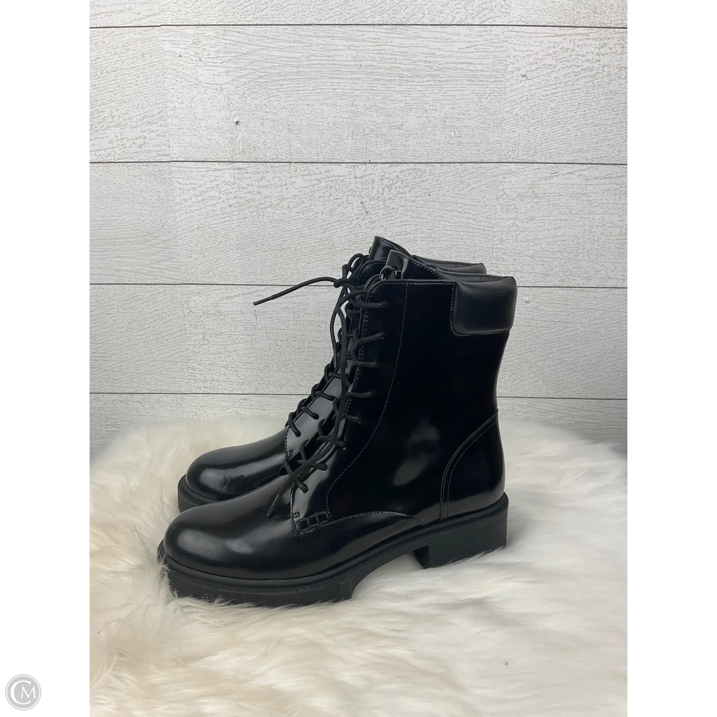 Boots Designer By Coach In Black, Size: 8