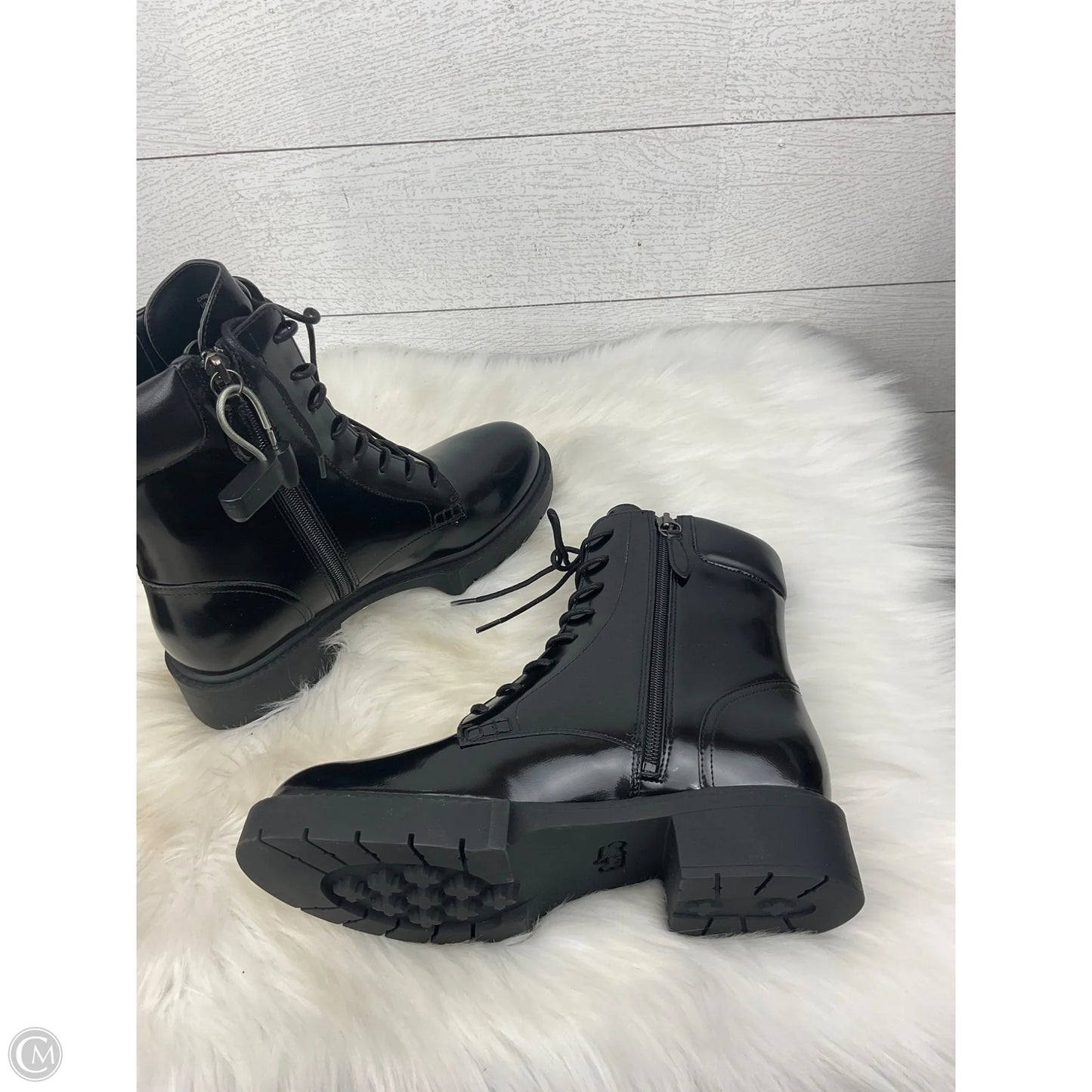 Boots Designer By Coach In Black, Size: 8