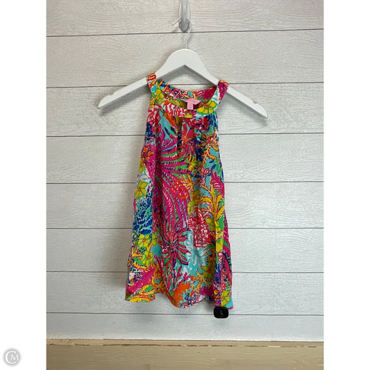 Top Sleeveless Designer By Lilly Pulitzer In Pink, Size: Xs