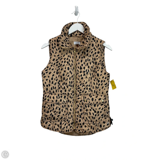 Vest Puffer & Quilted By Crown And Ivy In Animal Print, Size: S