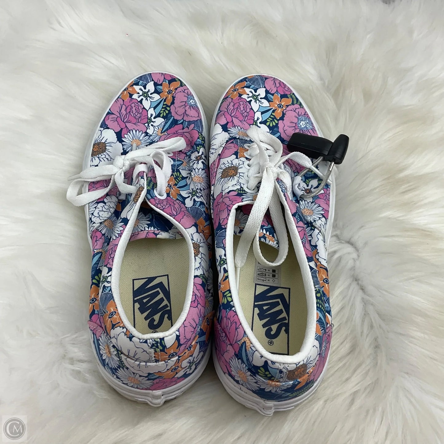 Shoes Sneakers By Vans In Floral Print, Size: 7.5