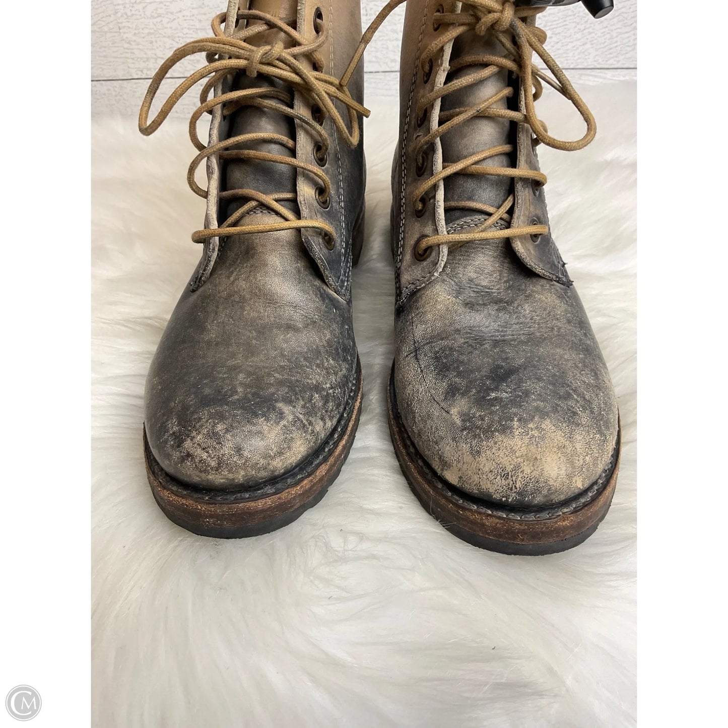 Boots Designer By Frye In Taupe, Size: 7.5