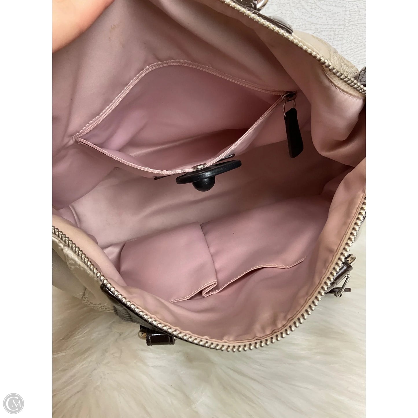 Handbag Designer By Coach, Size: Medium