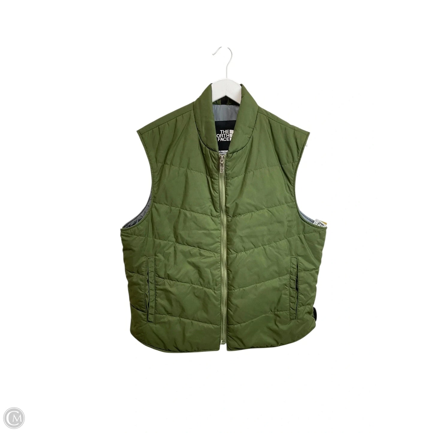 Vest Puffer & Quilted By The North Face In Green, Size: Xl