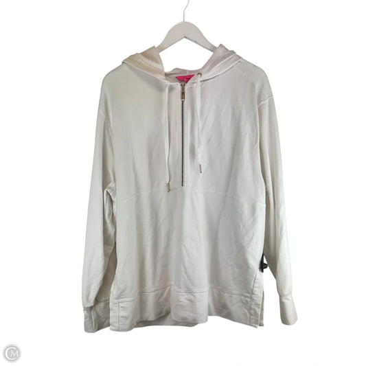 Sweatshirt Designer By Lilly Pulitzer In White, Size: L