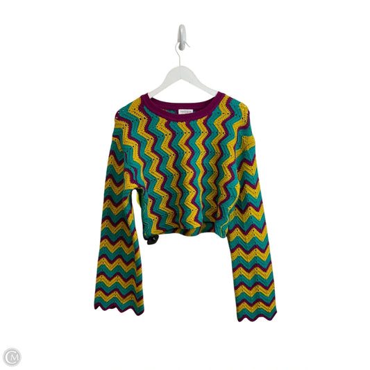 Sweater By Vestique In Multi-colored, Size: L