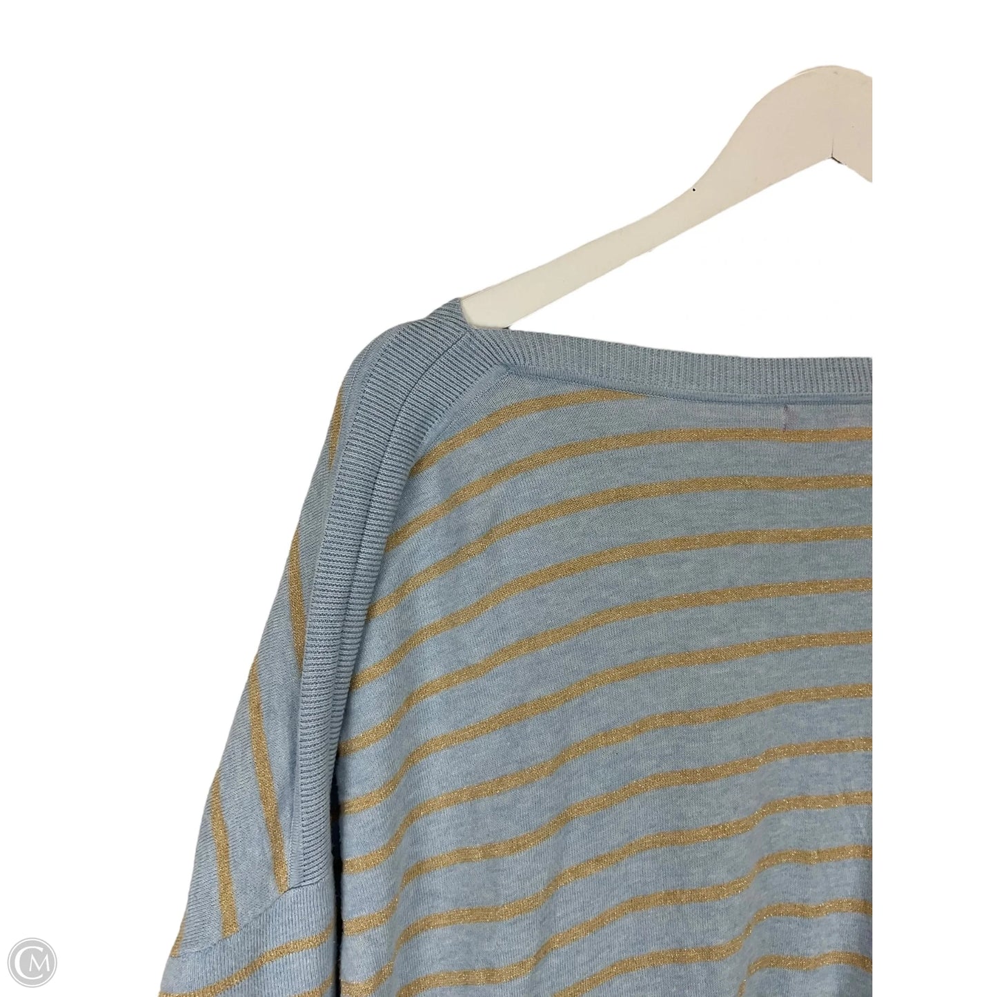 Top Long Sleeve Designer By Lilly Pulitzer In Striped Pattern, Size: M