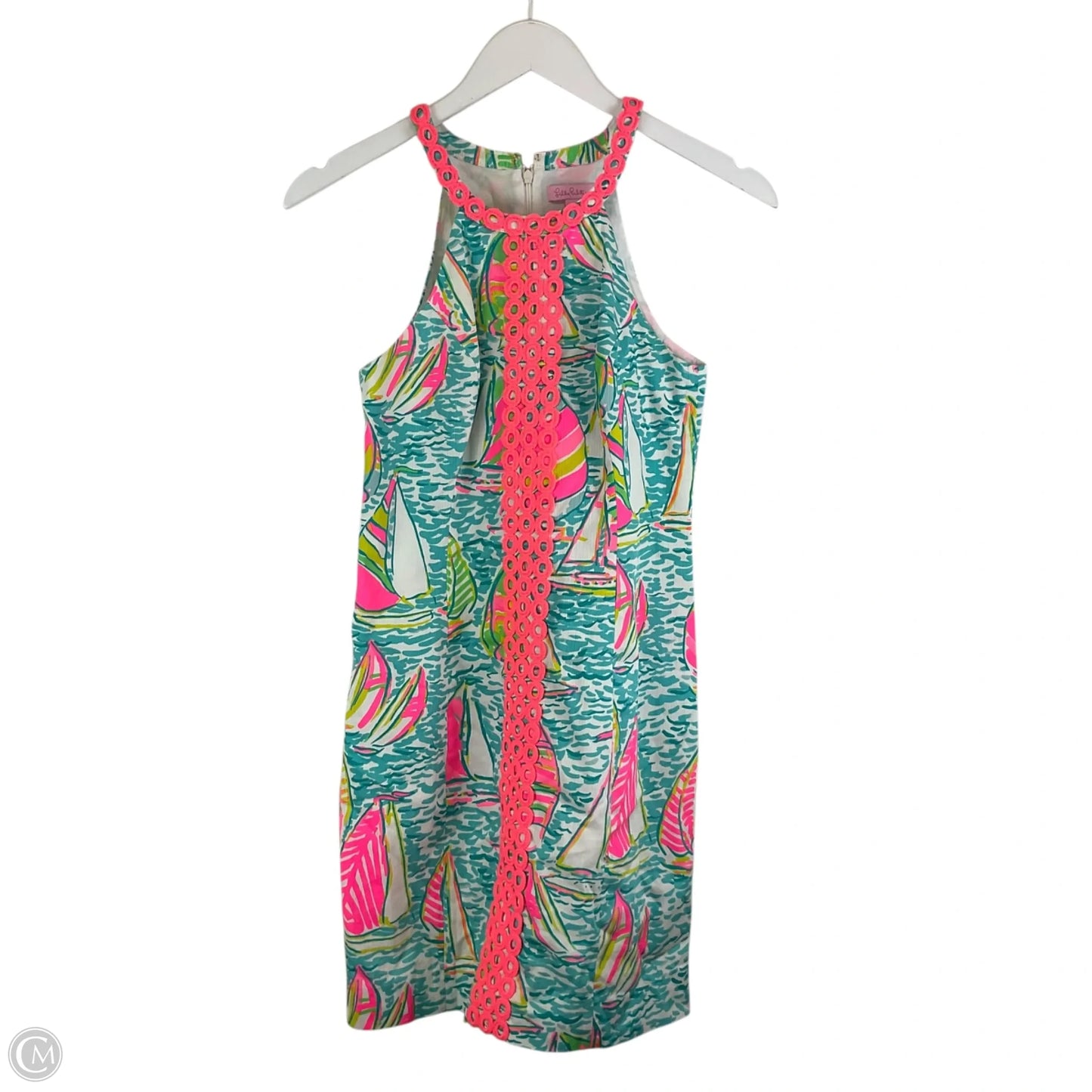 Dress Designer By Lilly Pulitzer In Teal, Size: 0