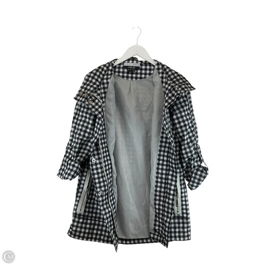 Jacket Windbreaker By Cme In Checkered Pattern, Size: Xs
