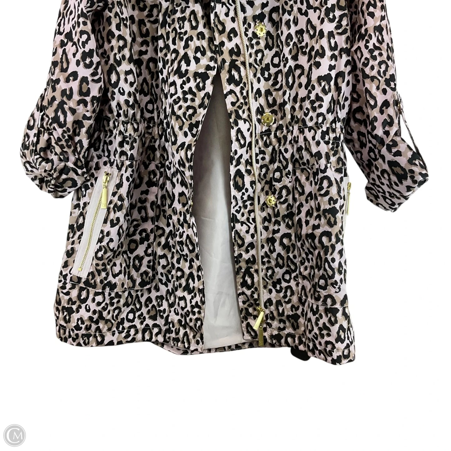 Jacket Windbreaker By Cme In Animal Print, Size: Xs