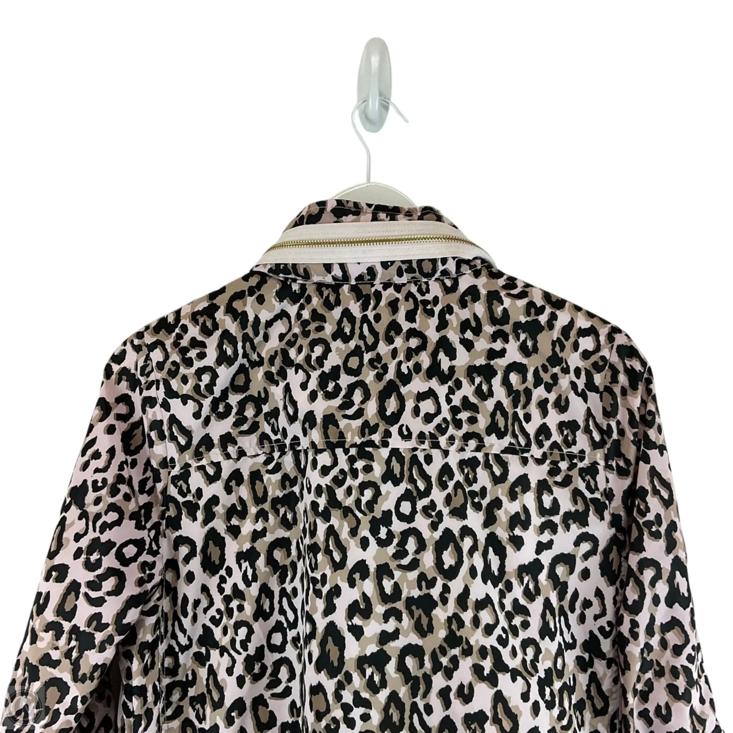 Jacket Windbreaker By Cme In Animal Print, Size: Xs