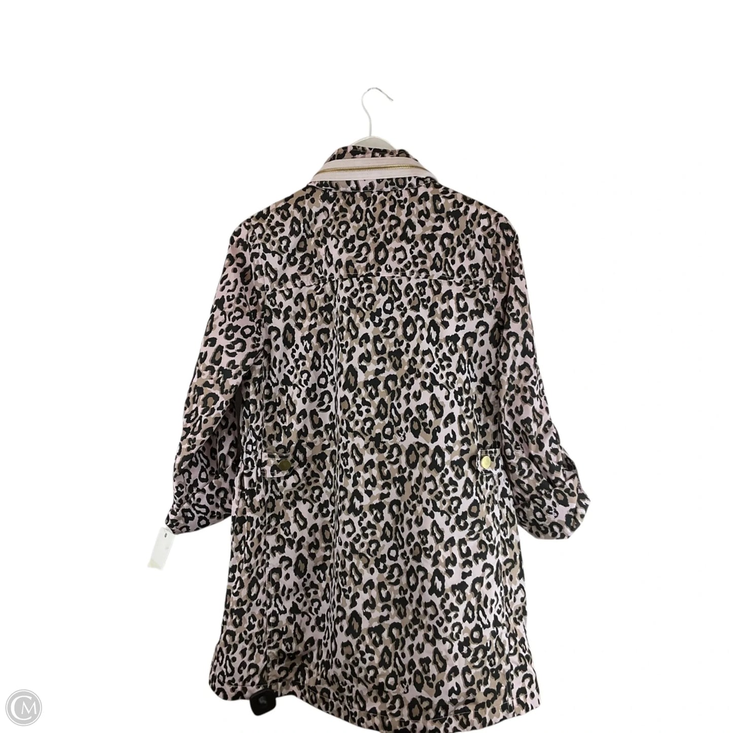 Jacket Windbreaker By Cme In Animal Print, Size: Xs
