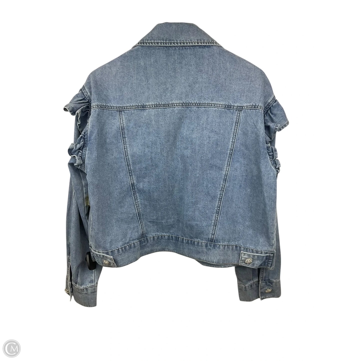 Jacket Denim By Mable In Blue Denim, Size: S