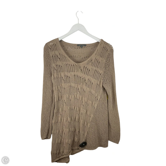 Top Long Sleeve By Retrology In Brown, Size: L
