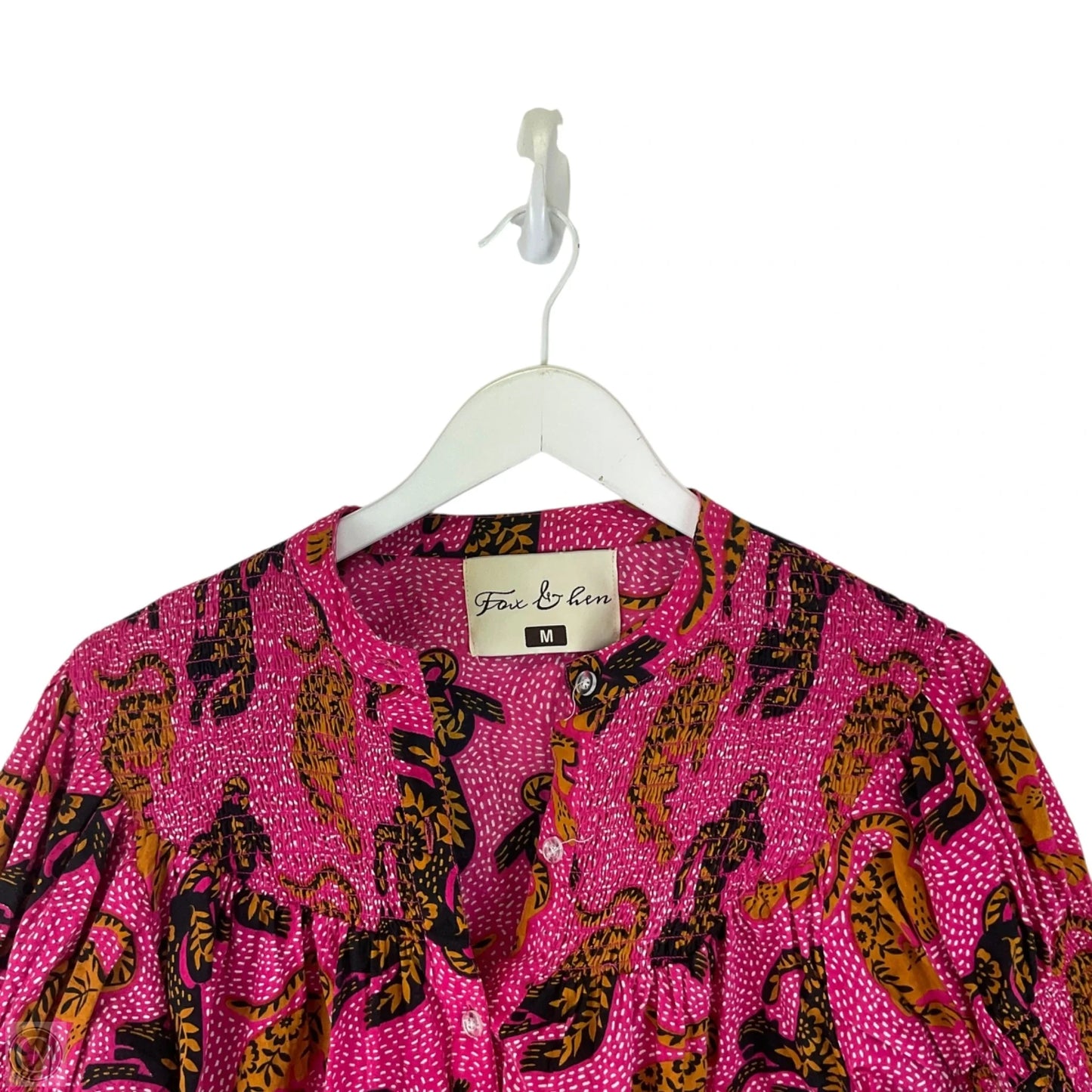 Top Short Sleeve By Cmb In Pink, Size: M