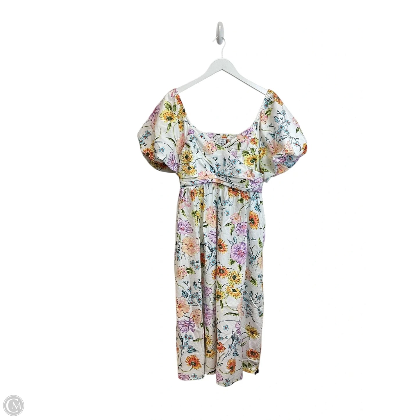 Dress Casual Midi By Crown And Ivy In Floral Print, Size: L