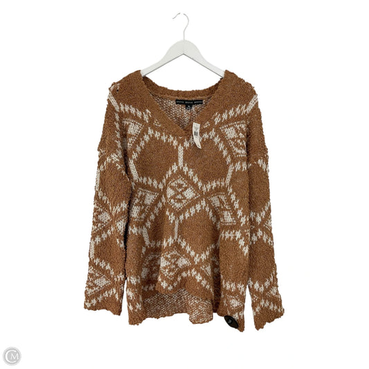 Sweater By Hyfve In Brown, Size: Xl