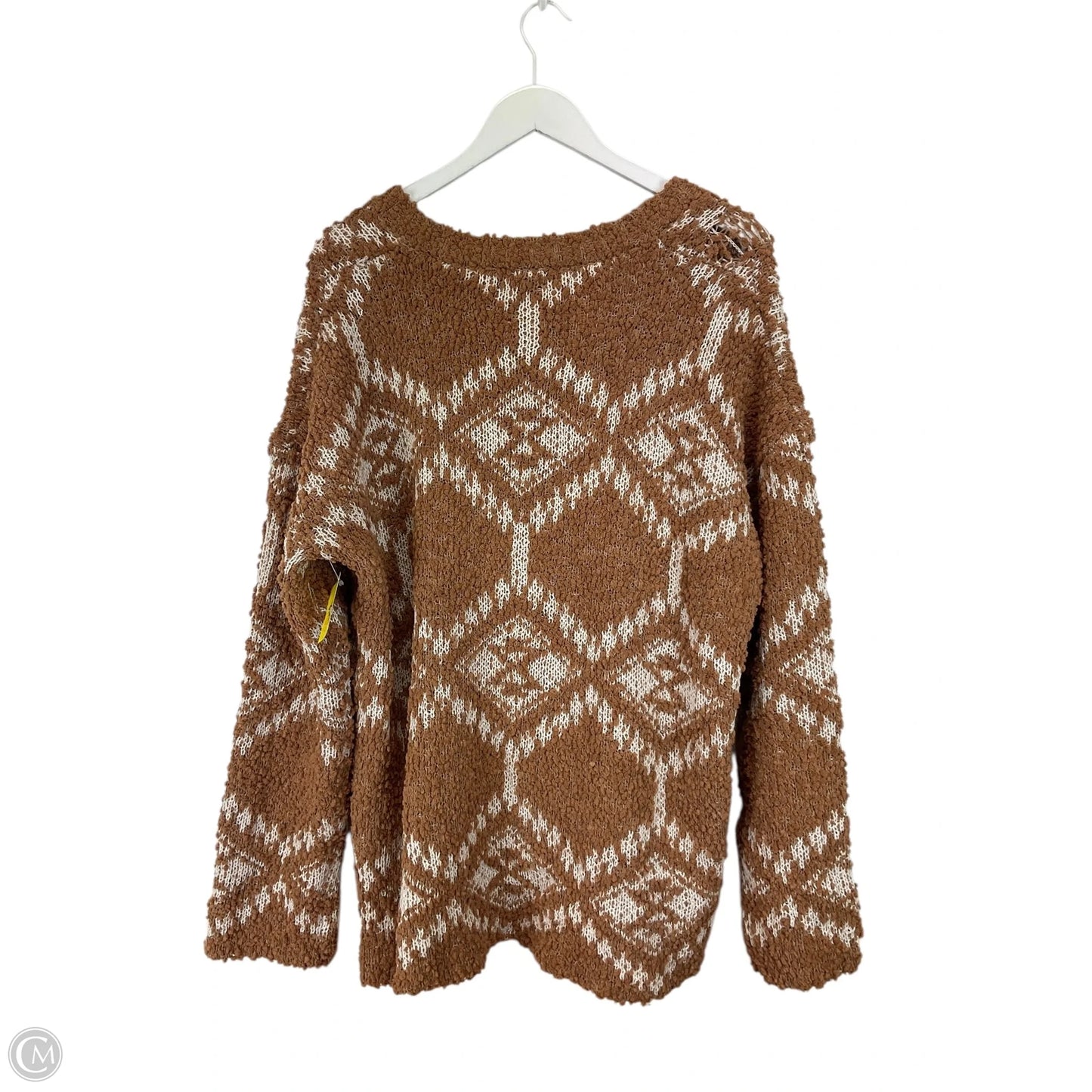 Sweater By Hyfve In Brown, Size: Xl