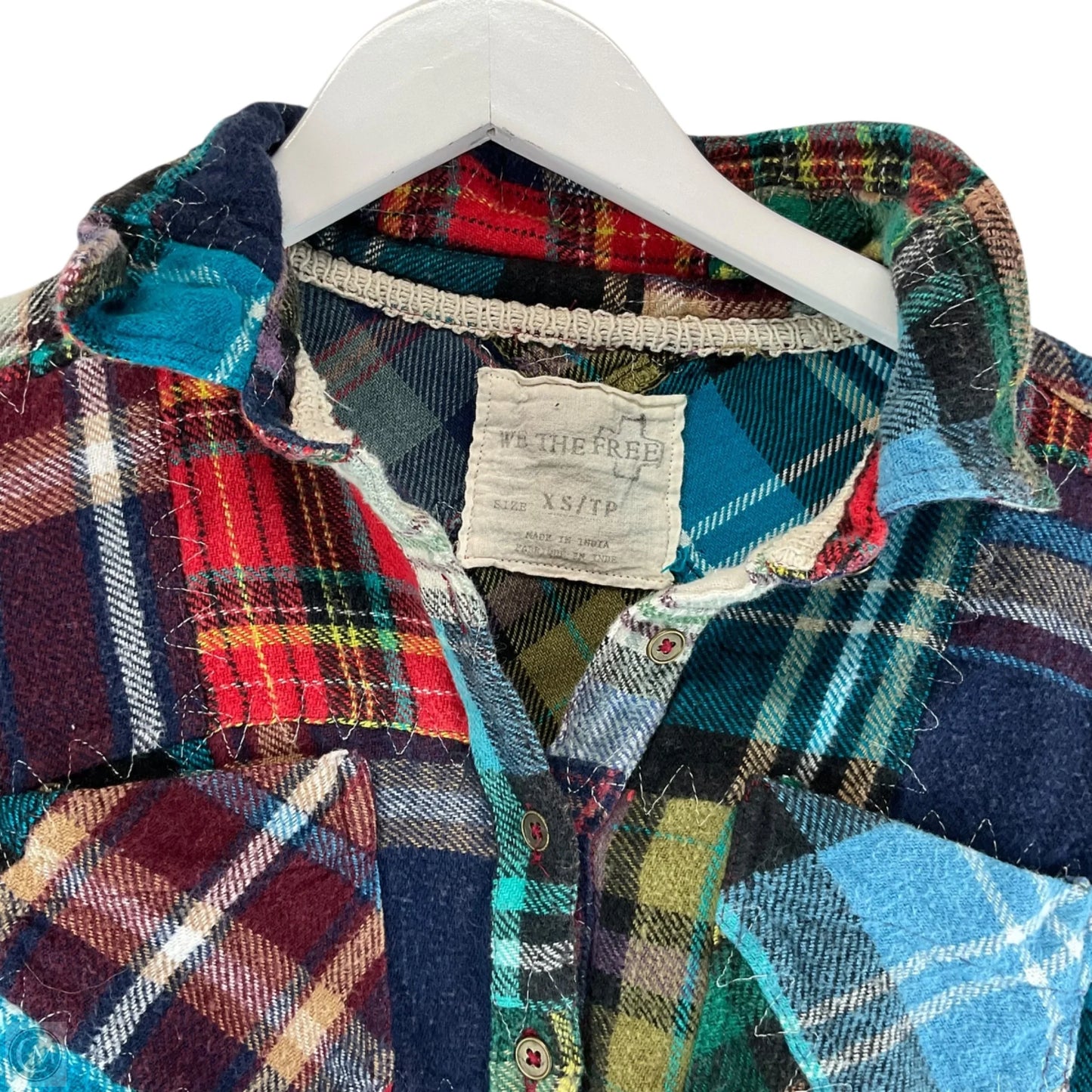 Top Long Sleeve By We The Free In Multi-colored, Size: Xs