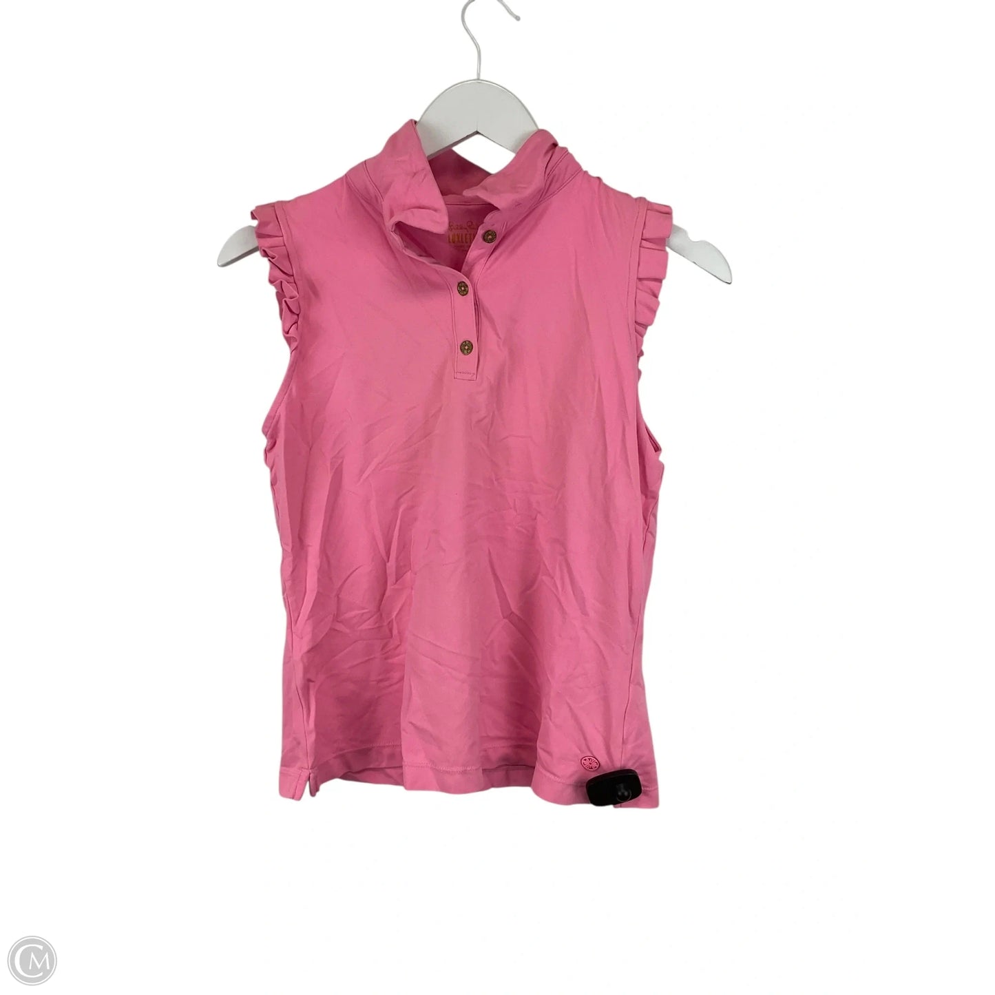 Top Sleeveless Designer By Lilly Pulitzer In Pink, Size: S