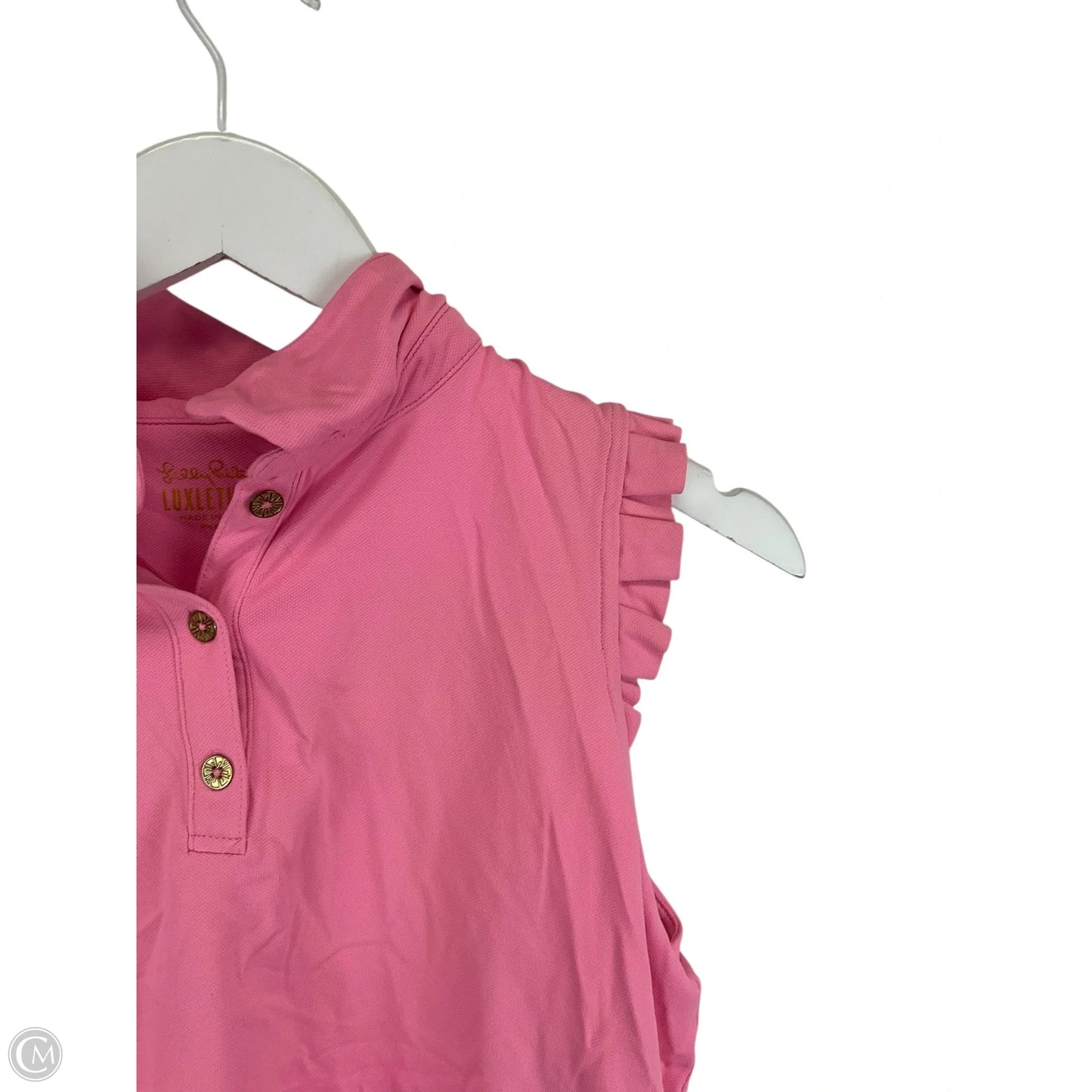 Top Sleeveless Designer By Lilly Pulitzer In Pink, Size: S