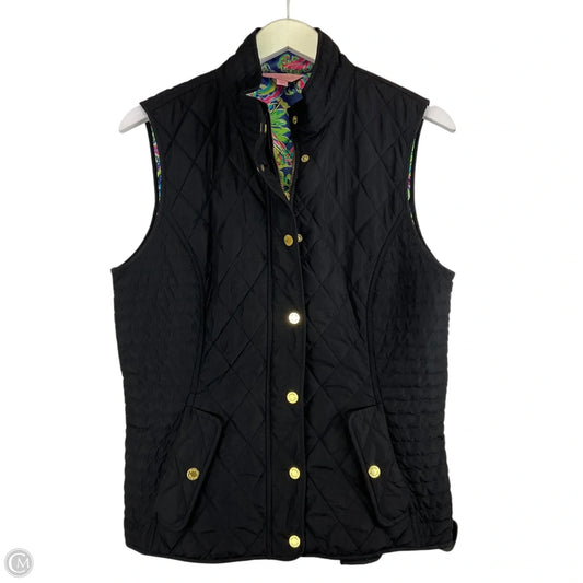 Vest Designer By Lilly Pulitzer In Black, Size: L