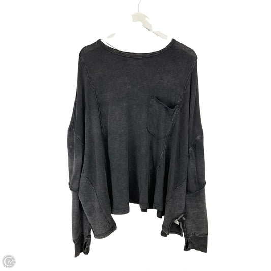 Top Long Sleeve By We The Free In Grey, Size: M