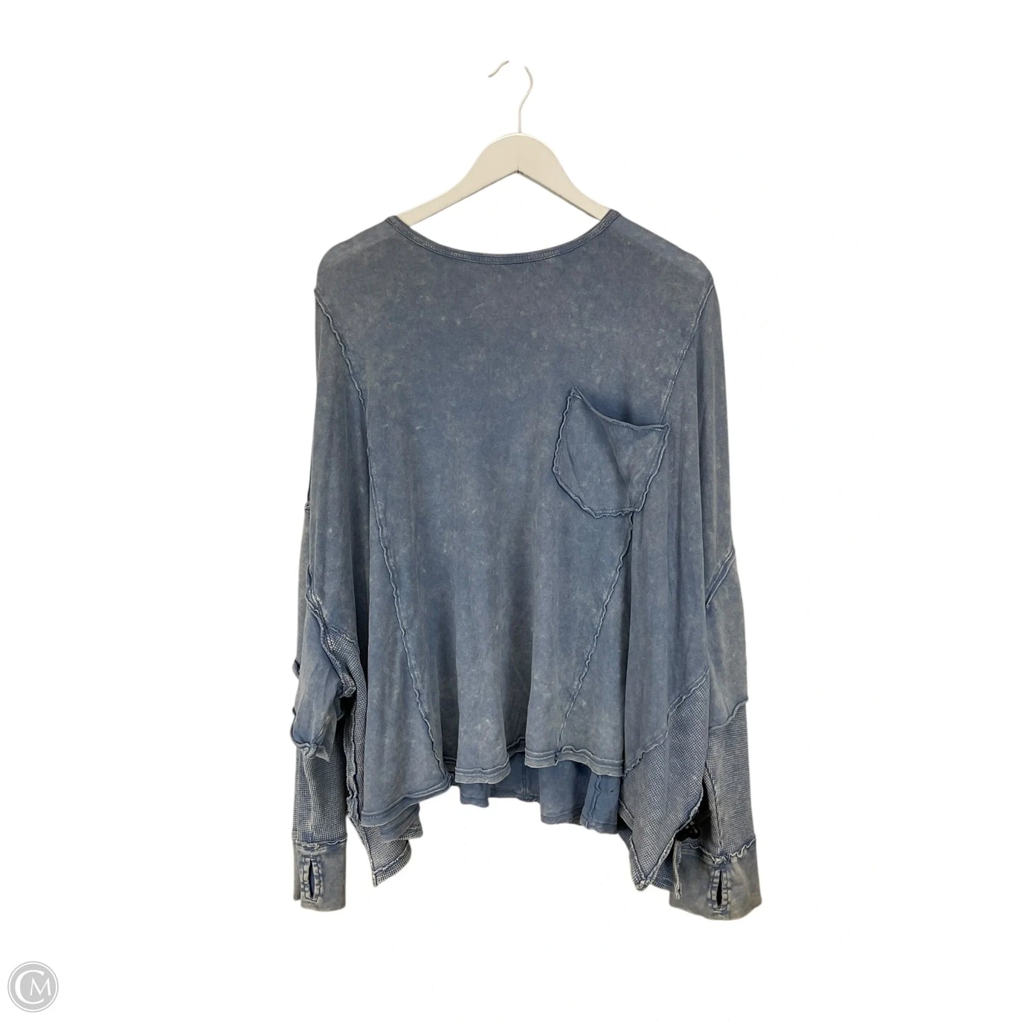 Top Long Sleeve By We The Free In Blue, Size: M