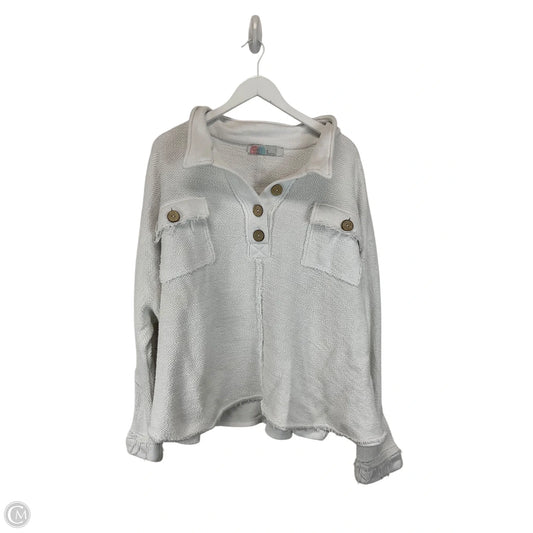 Sweater By Free People In White, Size: M