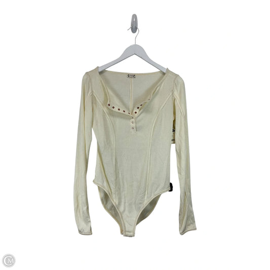 Bodysuit By Free People In Cream, Size: M