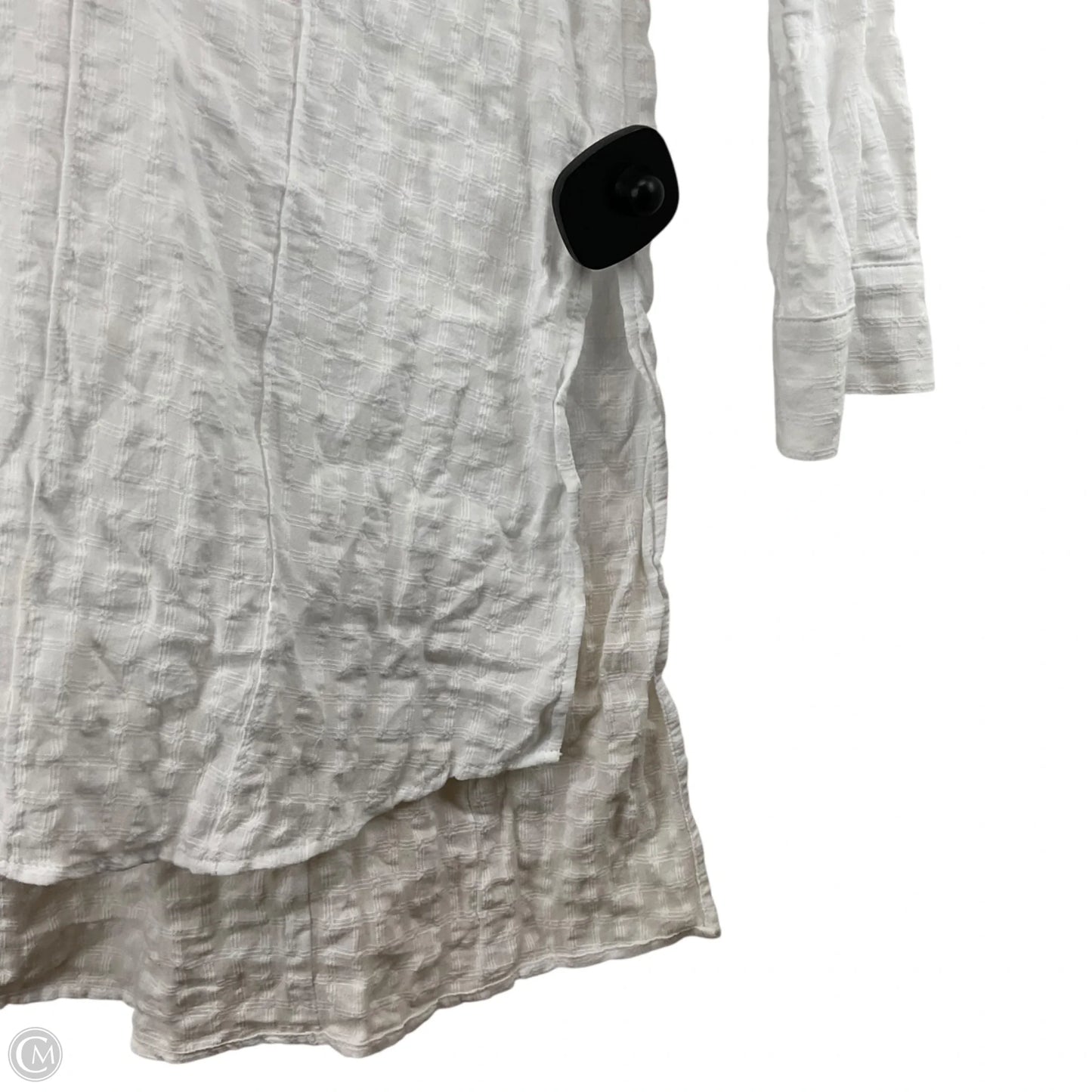 Top Long Sleeve By Anthropologie In White, Size: M