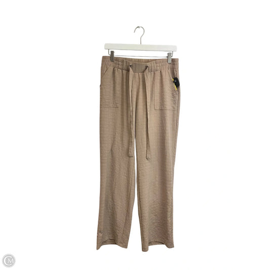 Pants Wide Leg By Love Scarlett In Brown, Size: L