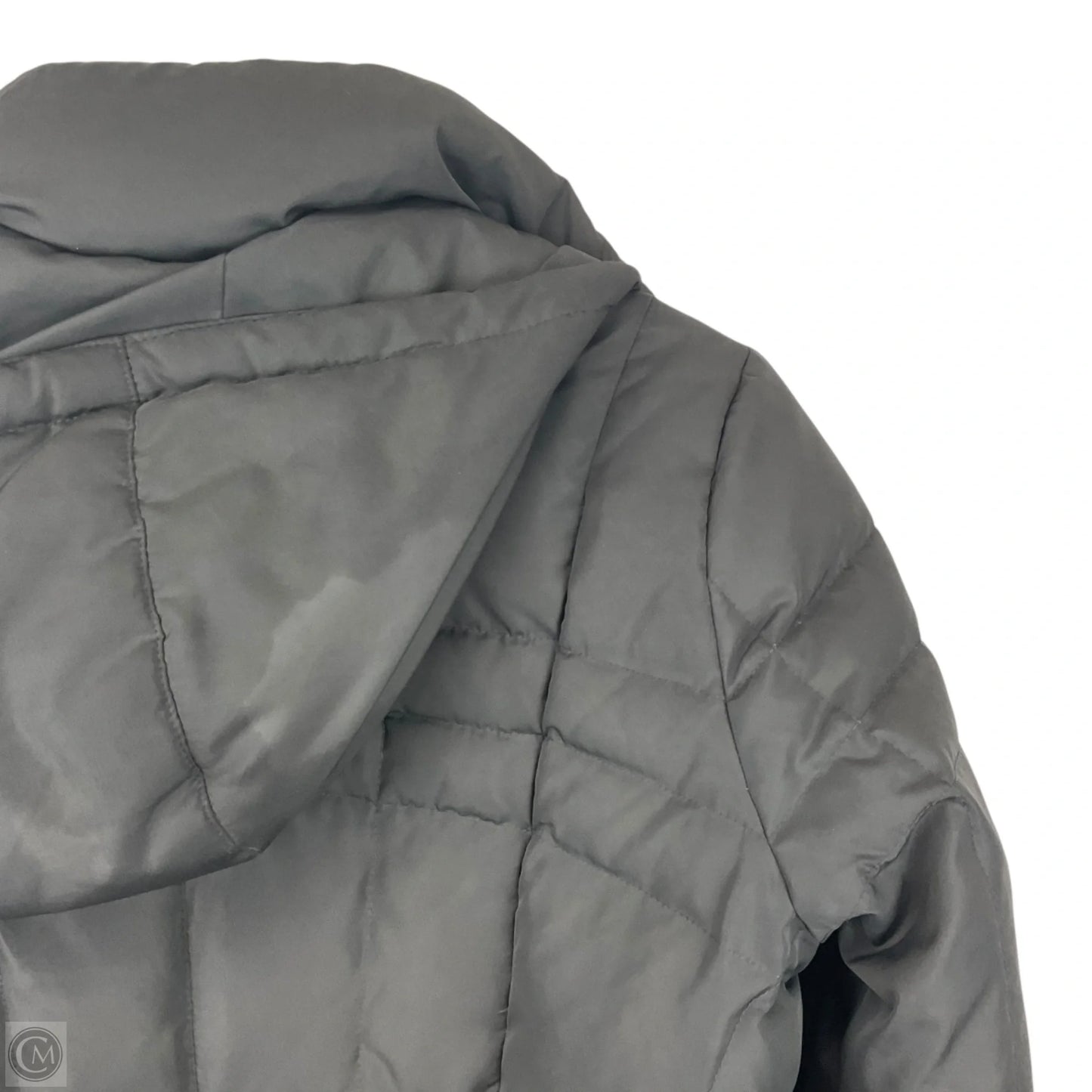 Coat Puffer & Quilted By Calvin Klein In Grey, Size: Mp