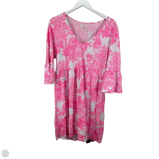 Dress Designer By Lilly Pulitzer In Pink, Size: L