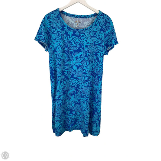 Dress Designer By Lilly Pulitzer In Blue, Size: L