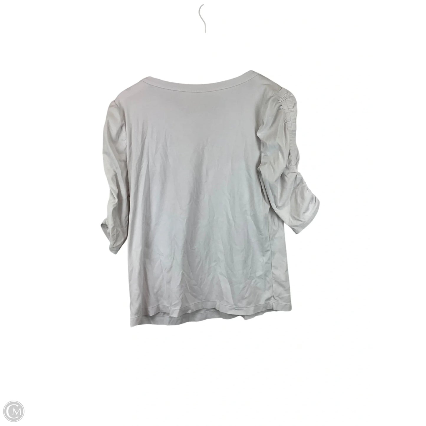 Top Short Sleeve Designer By Lilly Pulitzer In White, Size: L