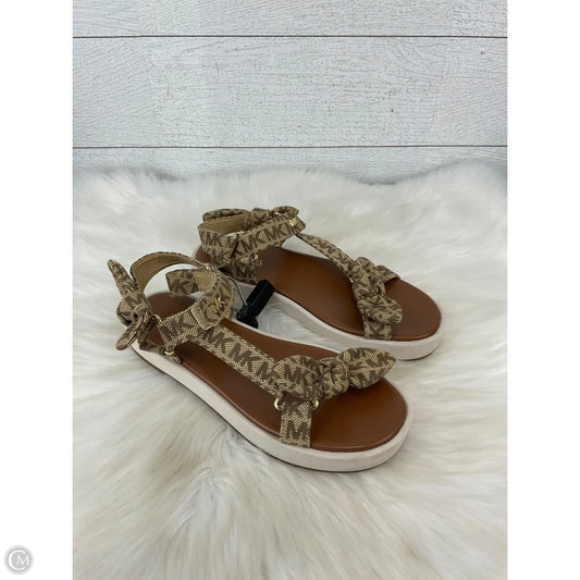 Sandals Designer By Michael Kors In Brown, Size: 6.5