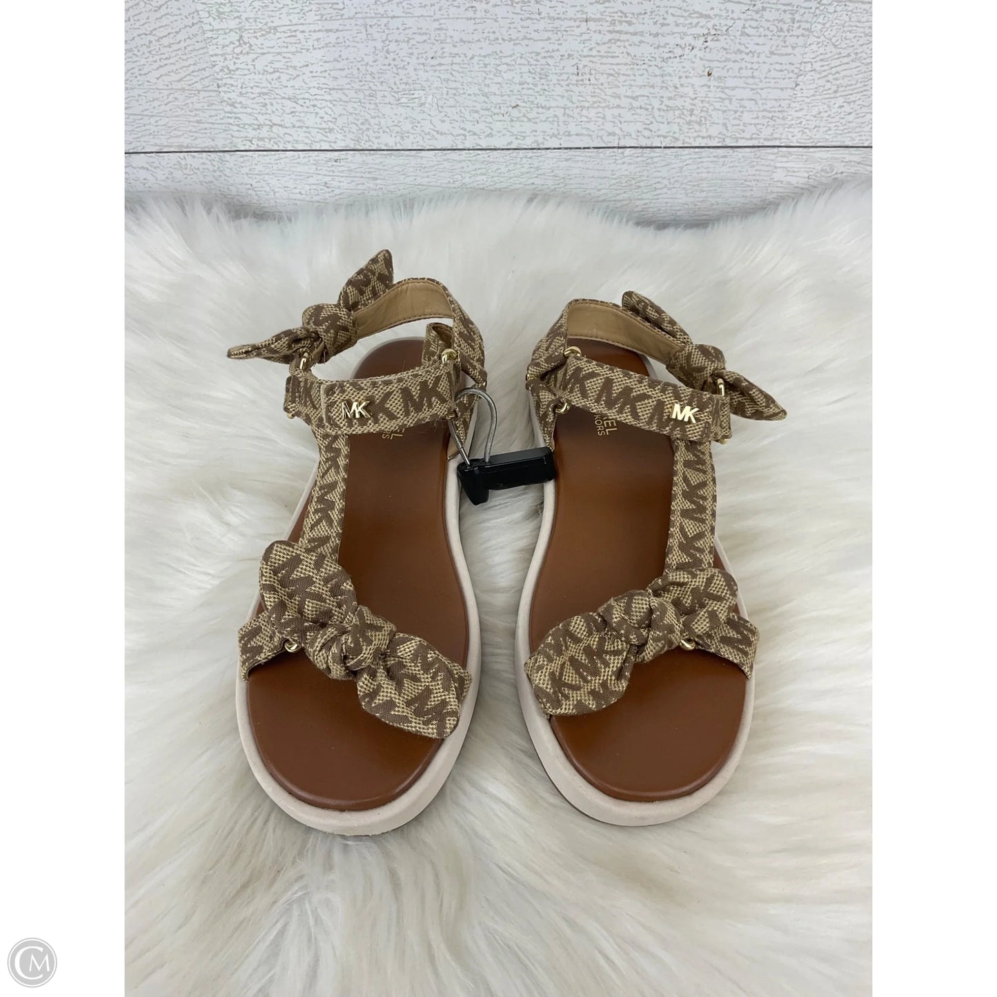 Sandals Designer By Michael Kors In Brown, Size: 6.5