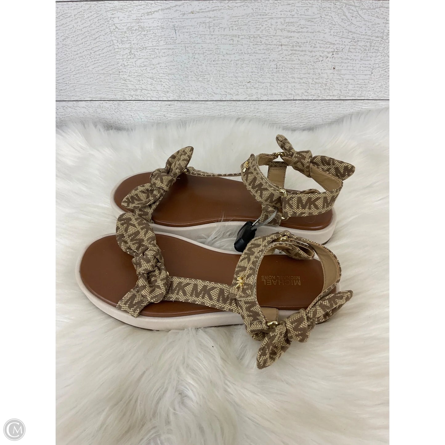 Sandals Designer By Michael Kors In Brown, Size: 6.5