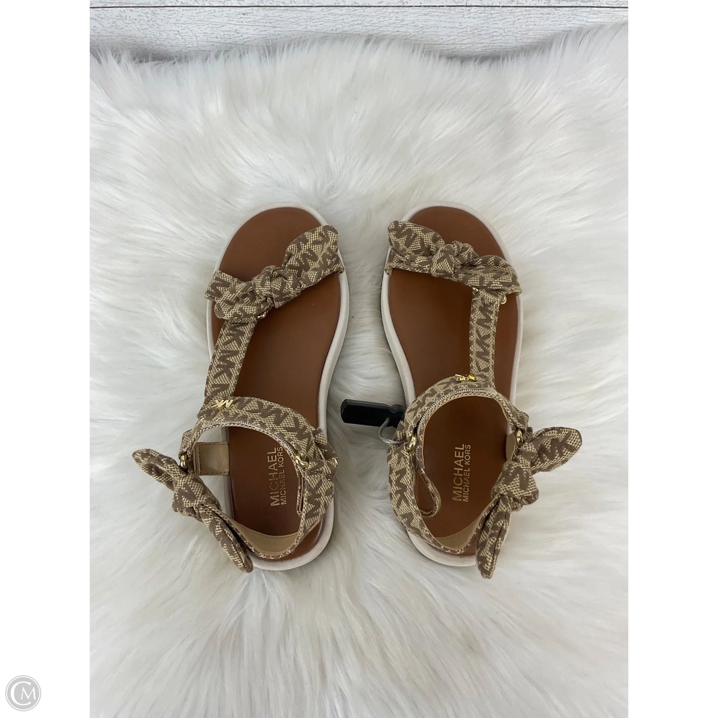 Sandals Designer By Michael Kors In Brown, Size: 6.5